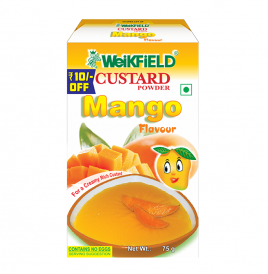 Weikfield Custard Powder Mango Flavour  Box  75 grams